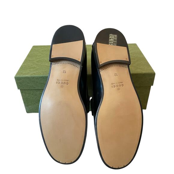 Gucci Interlocking G Loafer Millennial Ribot Black Mens 12 | US 12.5 New main image 10